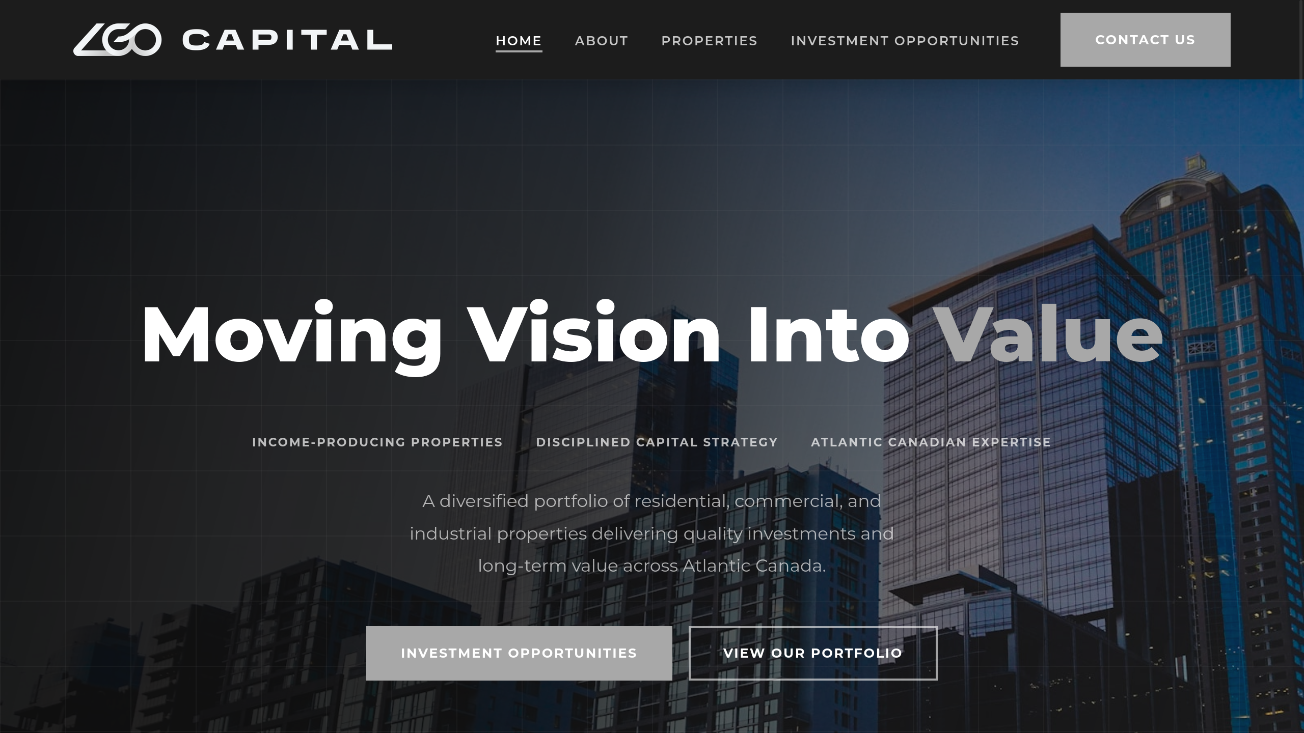 LGO Capital website screenshot